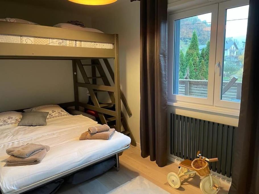Joli Logement Avec Terrasse La Cigale 6 A 8 Personnes Orbey Kültér fotó